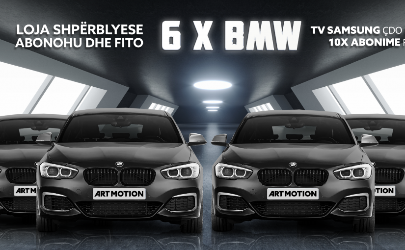 Lojë e madhe shpërblyese nga Artmotion – për çdo muaj nga një BMW